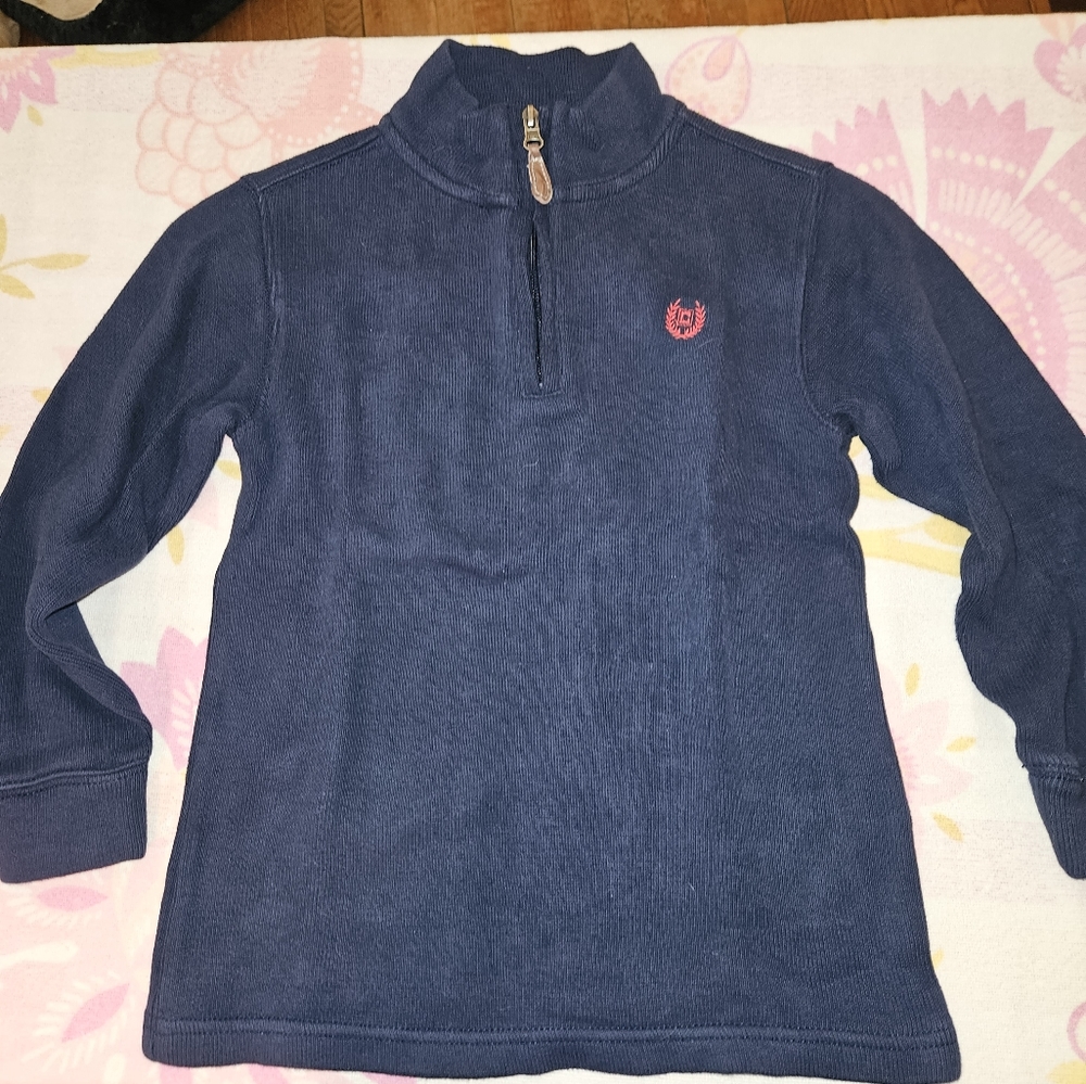 Chaps Boys 1/4 Zip Sweater, Size 6